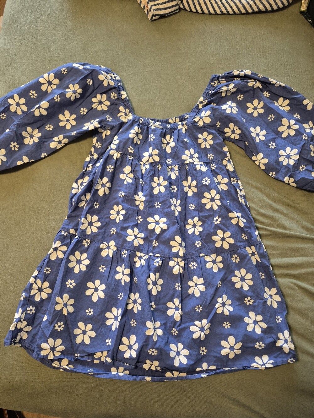 Billabong Blue Floral Mini Dress